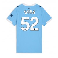 Fotbalové Dres Manchester City Oscar Bobb #52 Dámské Domácí 2025-26 Krátký Rukáv